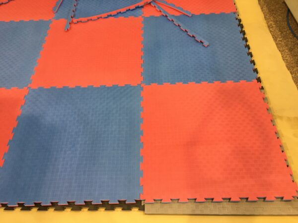 Judo/Karate EVA Mat-Red/Blue-25mm