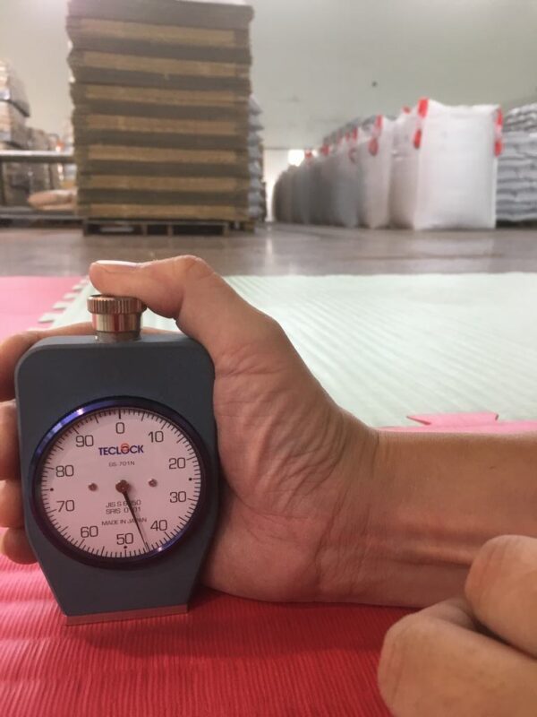 Judo/Karate EVA Mat-Red/White/Green-40mm-AEM100T414