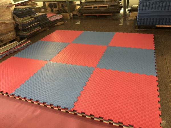 Judo/Karate EVA Mat-Red/Blue-25mm-AEM100S502
