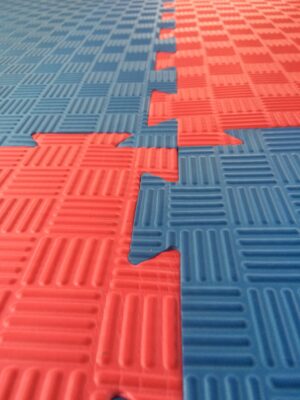 Judo/Karate EVA Mat-Red/Blue-25mm-AEM100S502