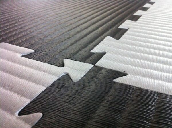 Judo/Karate EVA Mat-Black/Grey-20mm-AEM100T223