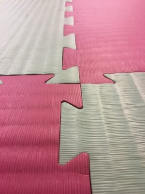 Judo/Karate EVA Mat-Red/White/Green-40mm-AEM100T414