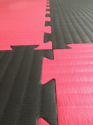 Judo/Karate EVA Mat-Red/Black-40mm-AEM100T433
