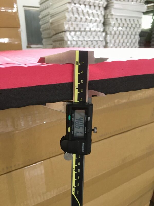 Judo/Karate EVA Mat-40mm-Red/Black-AEM100T433